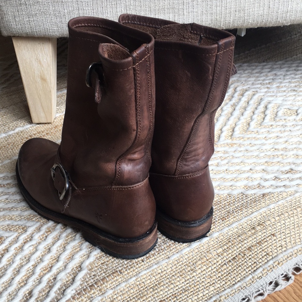 Frye Brown Leather Boots - Stone color- Out of stock! - Picture 5 of 9
